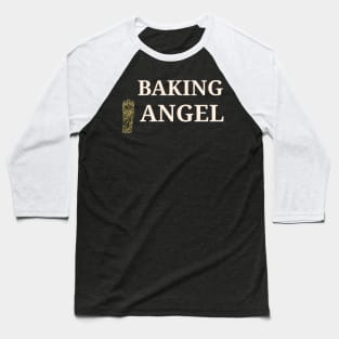 Baking Angel Baseball T-Shirt